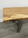 Maple Entryway Bench, Shoe Bench, Live Edge Bench - Brick Mill Furniture