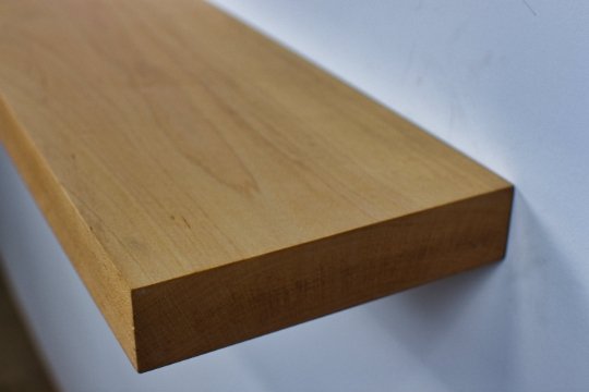 Solid Maple Coat Rack with a 4 Inch Top Shelf - Made in the USA