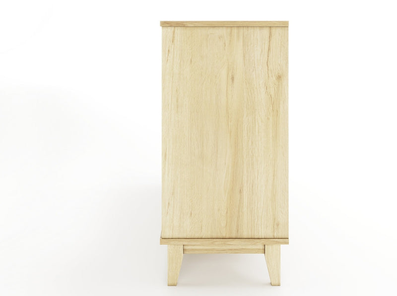 Modern Oak Bedroom Dresser - Brick Mill Furniture