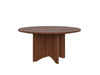 Modern Round Walnut Dining Table - Brick Mill Furniture