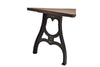 Modern Slab Desk, Small Live Edge Desk - Walnut - Brick Mill Furniture