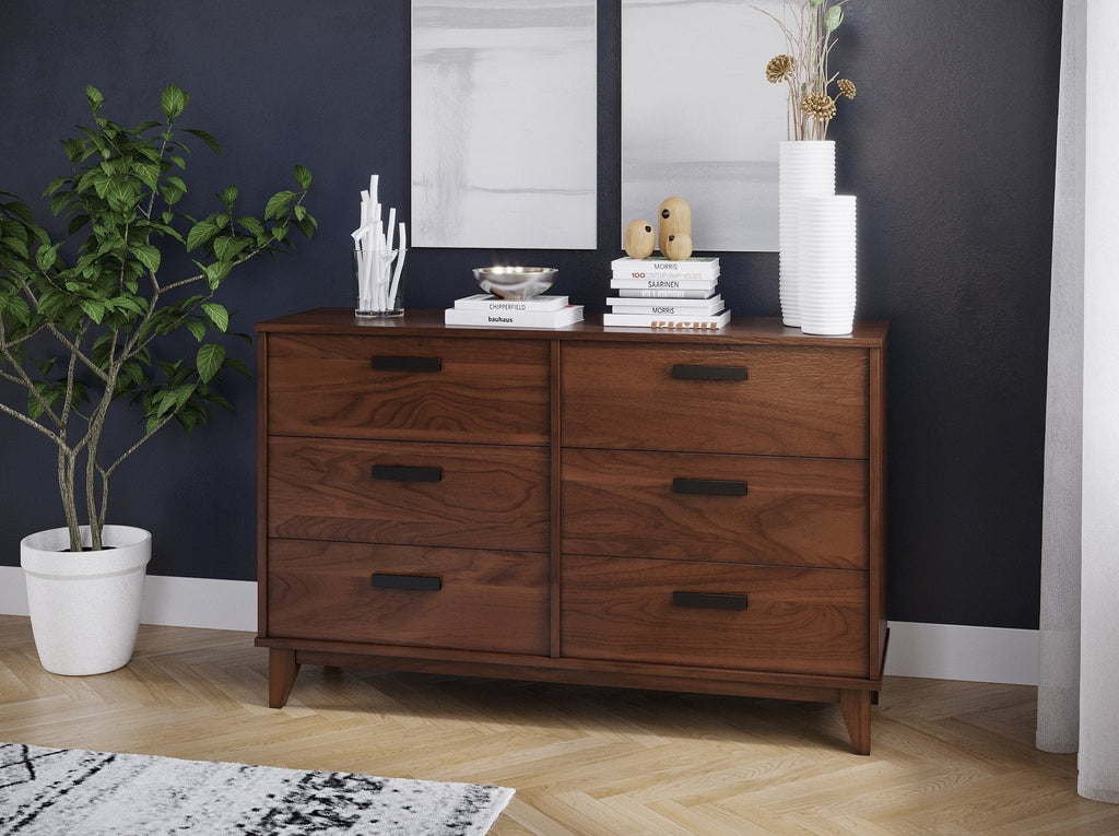 Modern Wooden Bedroom Dresser - Brick Mill Furniture