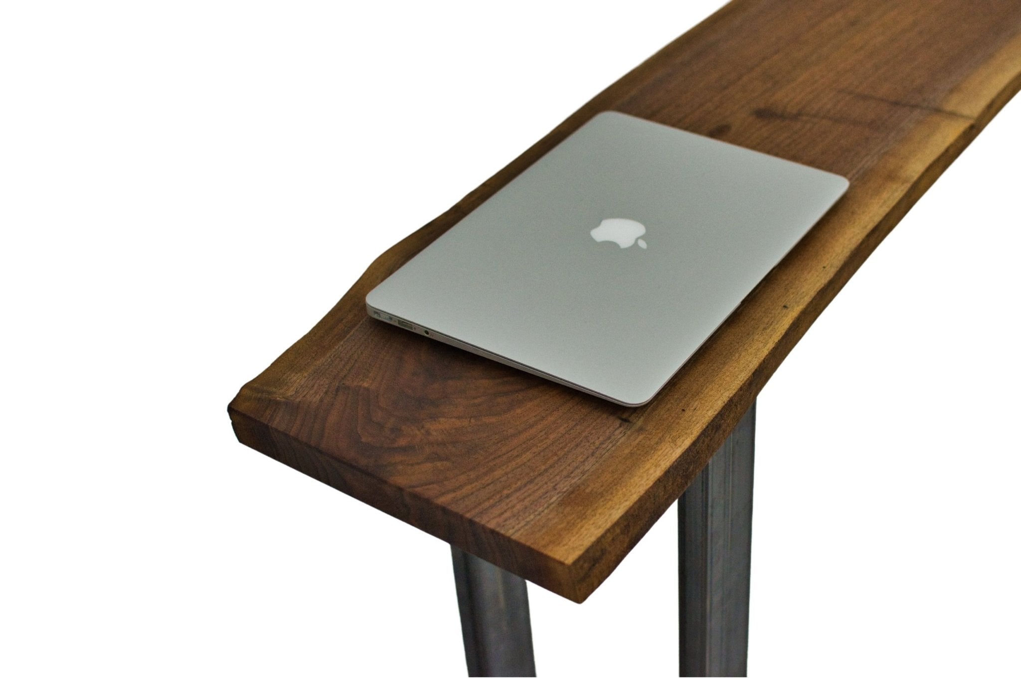 Live Edge Desk + Modern Legs – Brick Mill Furniture