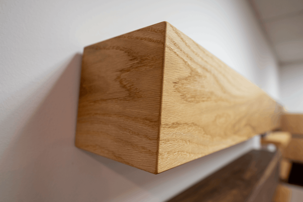 Oak Box Mantel - Brick Mill Furniture