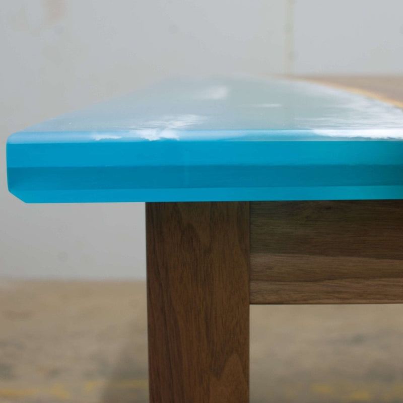 Epoxy Table, Ocean Table ,Wood Dining Table, Epoxy Resin River Table Top  Decor
