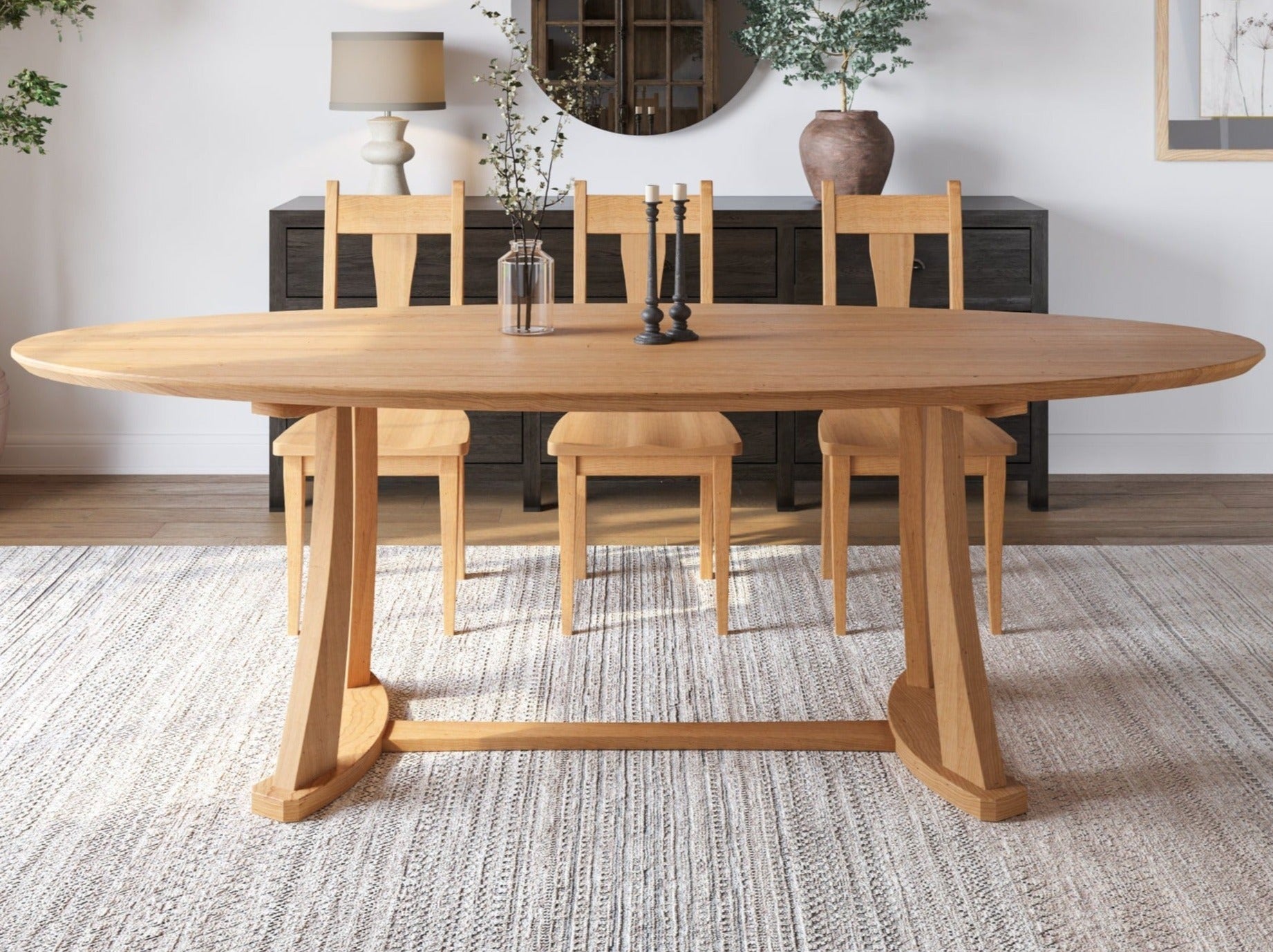 Square Epoxy Dining Table – Brick Mill Furniture