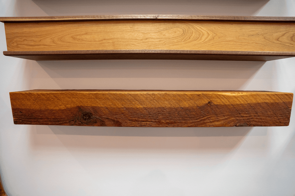 Reclaimed Wood Box Mantel - Brick Mill Furniture