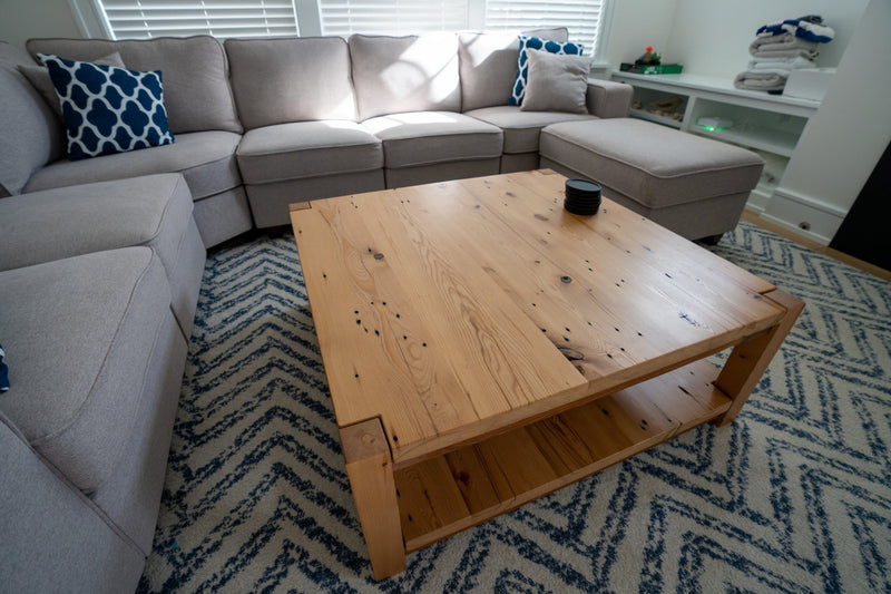 Reclaimed Wood Coffee Table - Brick Mill Furniture