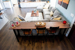 Sofa Table, Behind The Couch Table - Walnut - Brick Mill Furniture