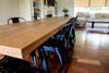 Straight Edge Oak Dining Table - Brick Mill Furniture