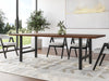 Walnut Dining Table H Legs - Brick Mill Furniture