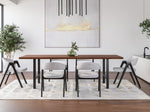 Walnut Dining Table H Legs - Brick Mill Furniture