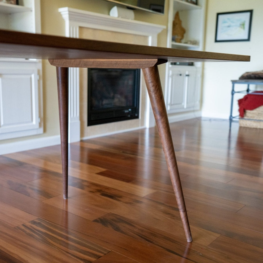 Walnut Dining Table with McCobb Legs - Brick Mill Furniture
