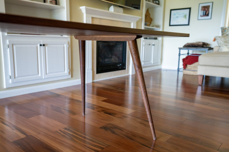 Walnut Dining Table with McCobb Legs - Brick Mill Furniture