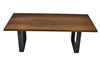 Wood Coffee Table, Solid Coffee Table - Walnut - Brick Mill Furniture