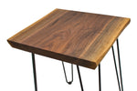 Wood End Table, Wooden Accent Table, Solid Wood Table - Walnut - Brick Mill Furniture