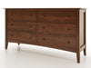 Wooden Bedroom Shaker Dresser - Brick Mill Furniture