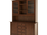 Wooden Classic Shaker Buffet and Hutch - Brick Mill Furniture