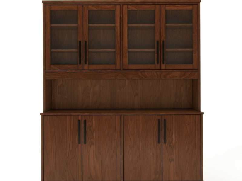 Wooden Country Buffet and Hutch - Brick Mill Furniture