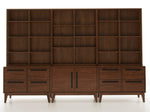 Wooden Sectional Bedroom Bookshelves - Brick Mill Furniture